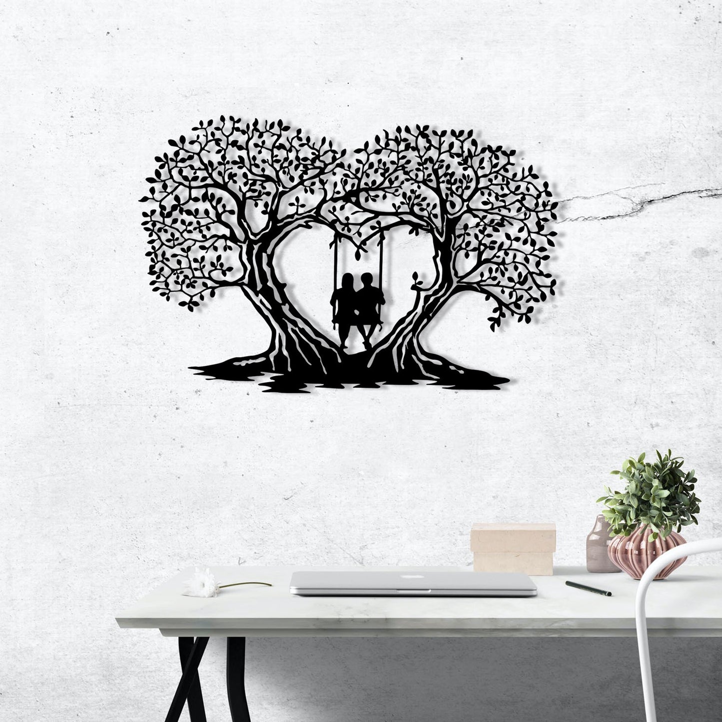 Metalna zidna dekoracija Love