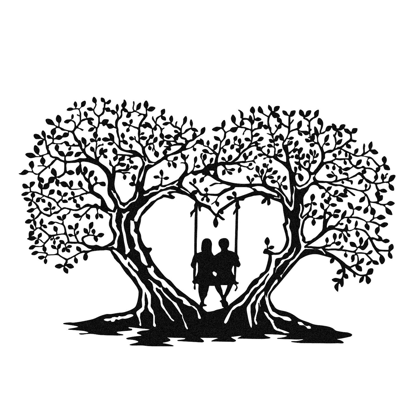 Metalna zidna dekoracija Love