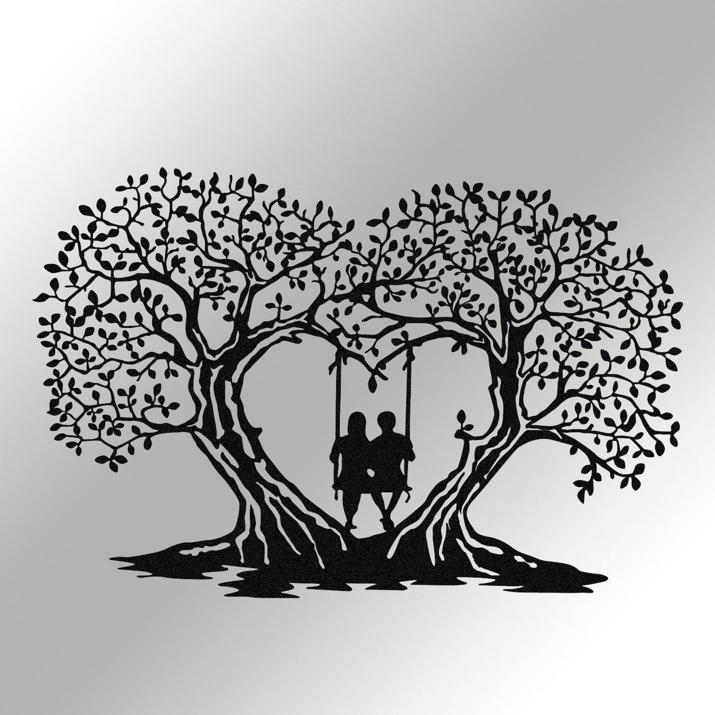 Metalna zidna dekoracija Love