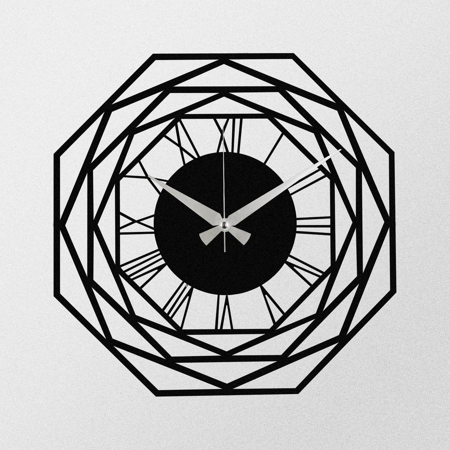 Ukrasni metalni zidni sat Enzoclock - S012
