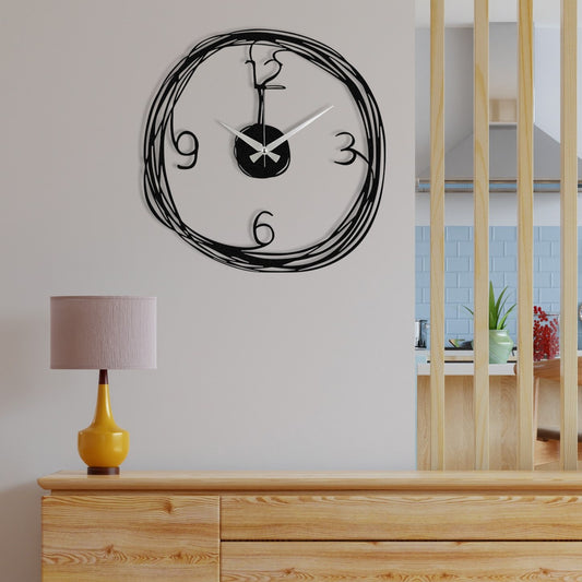 Sat metalni zidni dekorativni, Gergo