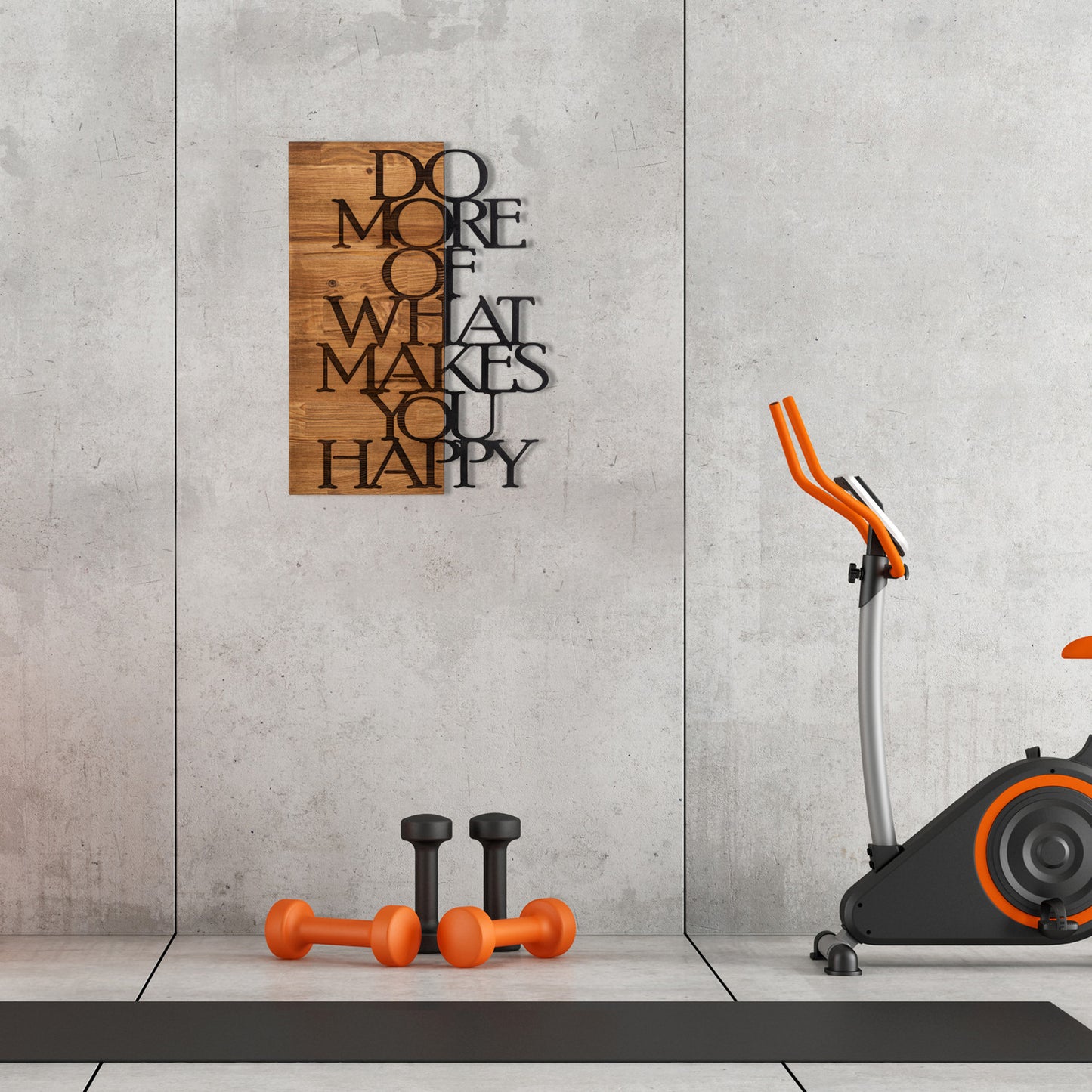 Zidna dekoracija drvena, Do More Of What Makes You Happy