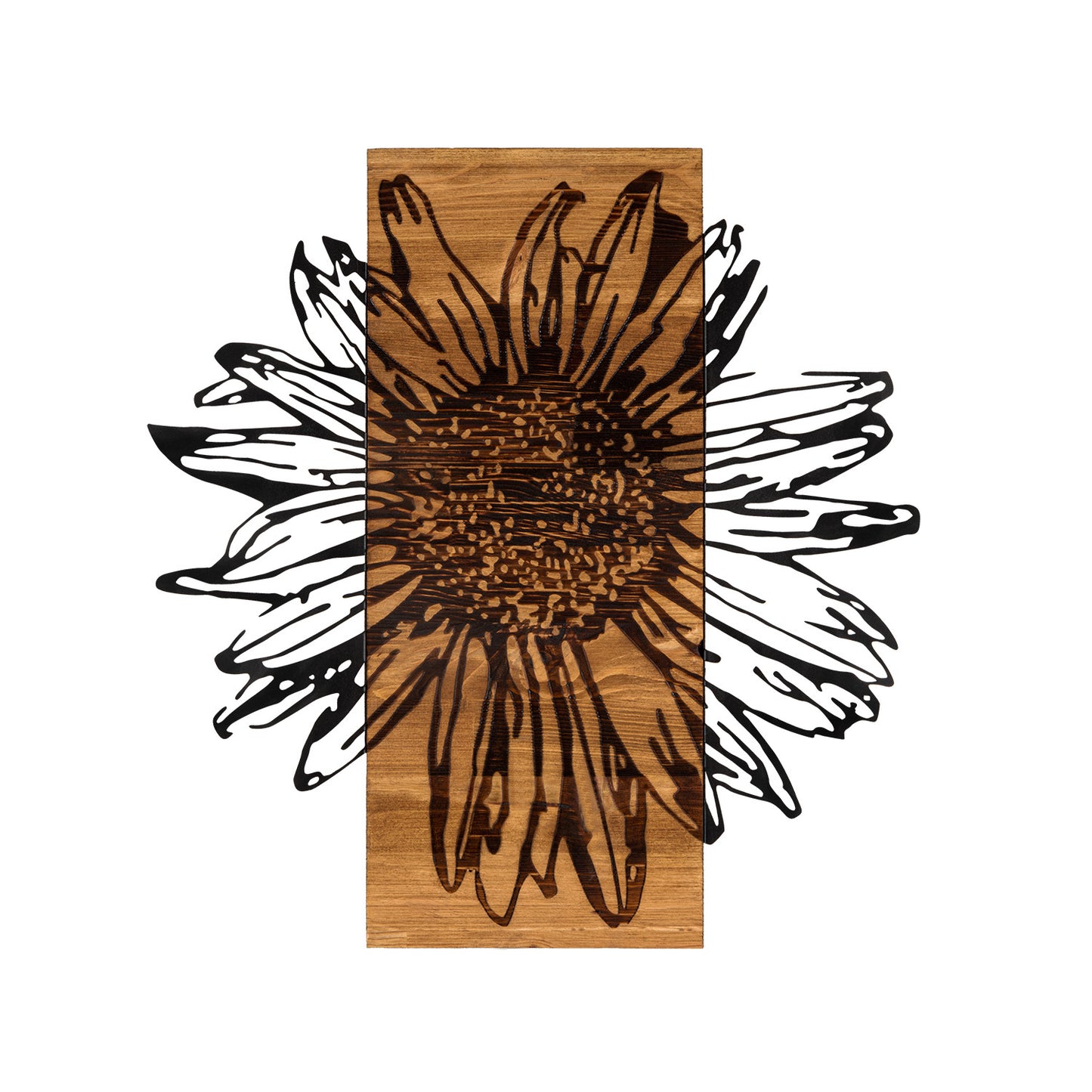 Zidna dekoracija drvena, Daisy