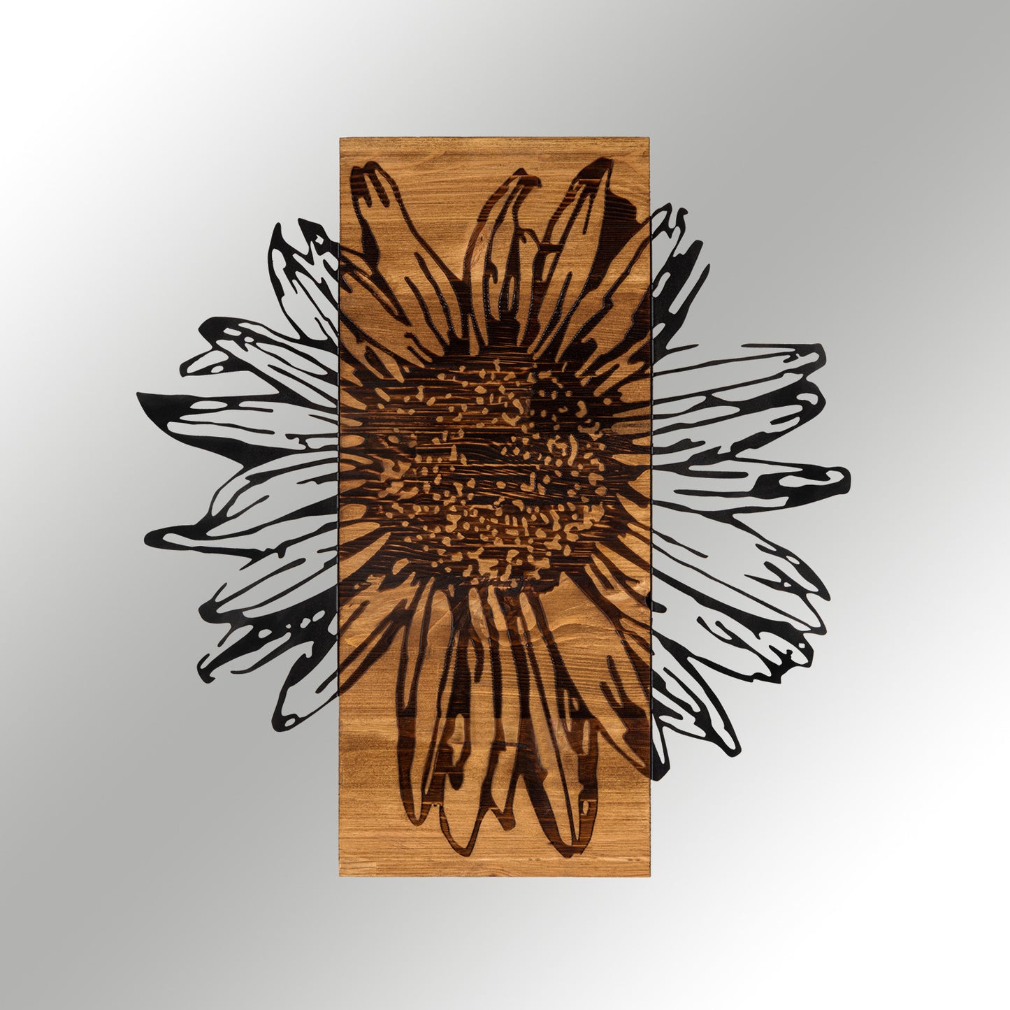 Zidna dekoracija drvena, Daisy