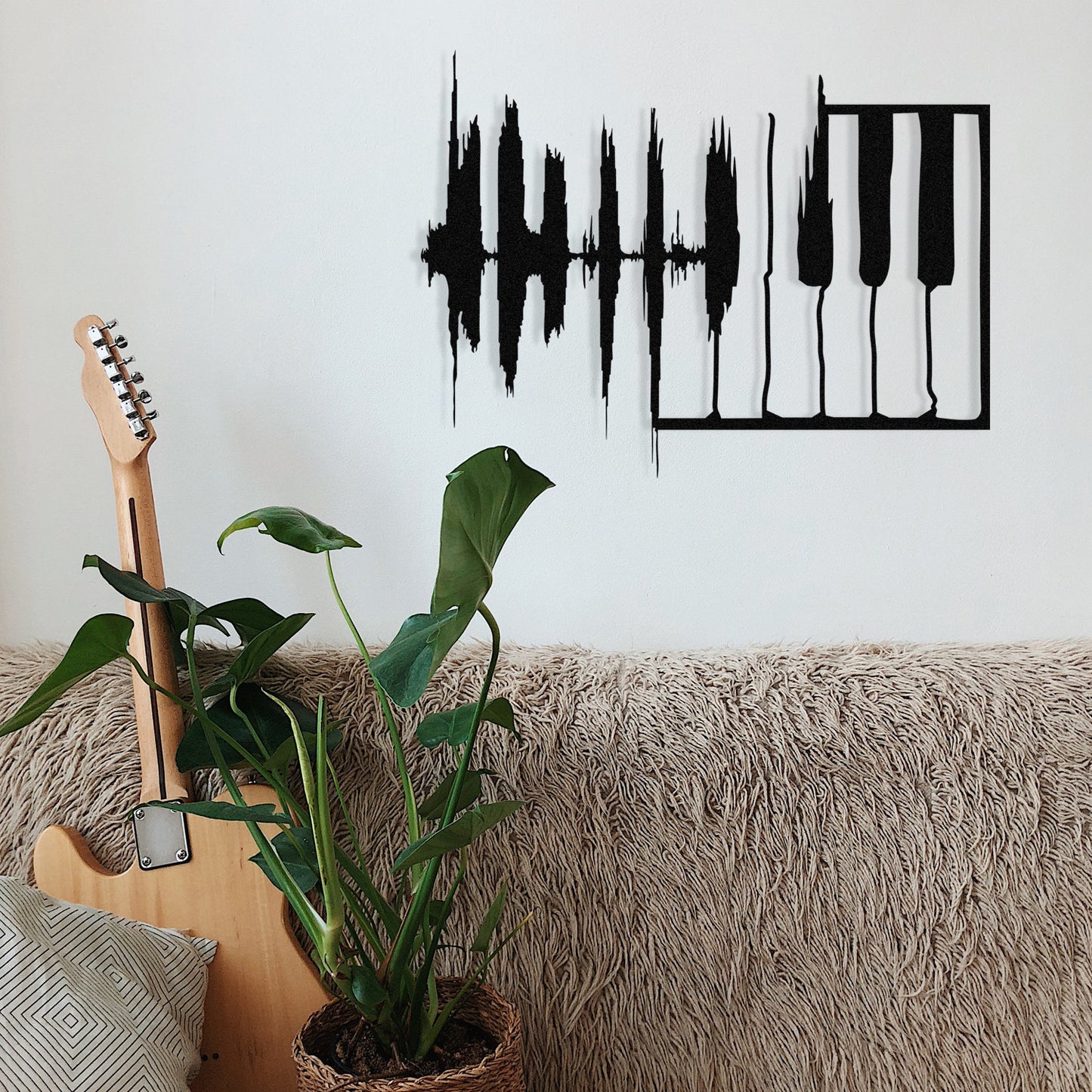 Metalna zidna dekoracija My Music v2