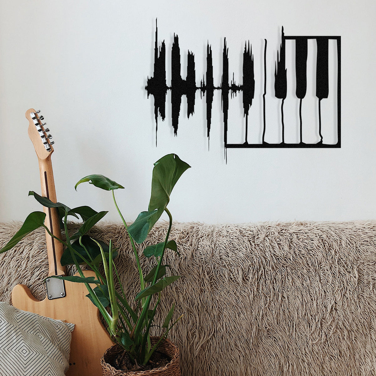 Metalna zidna dekoracija My Music v2