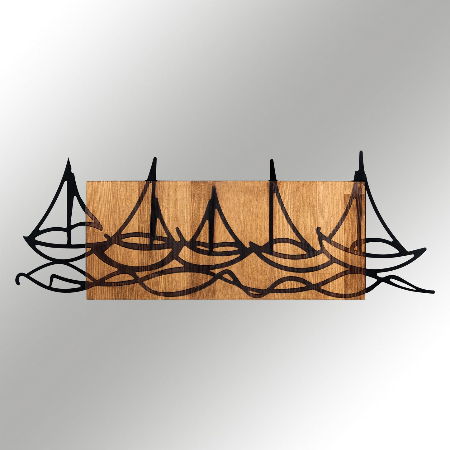 Ukrasni drveni zidni dodatak MCKENNA