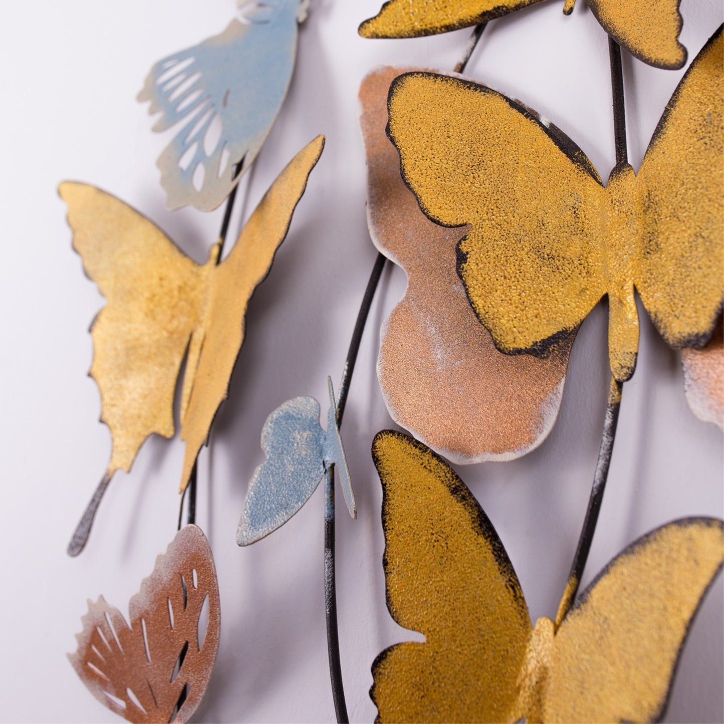 Metalna zidna dekoracija Butterflies