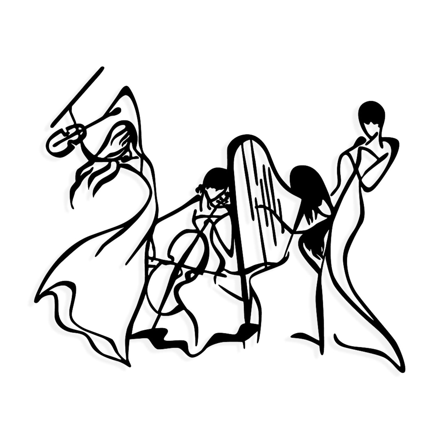 Ukras zidni metalni LAUREN