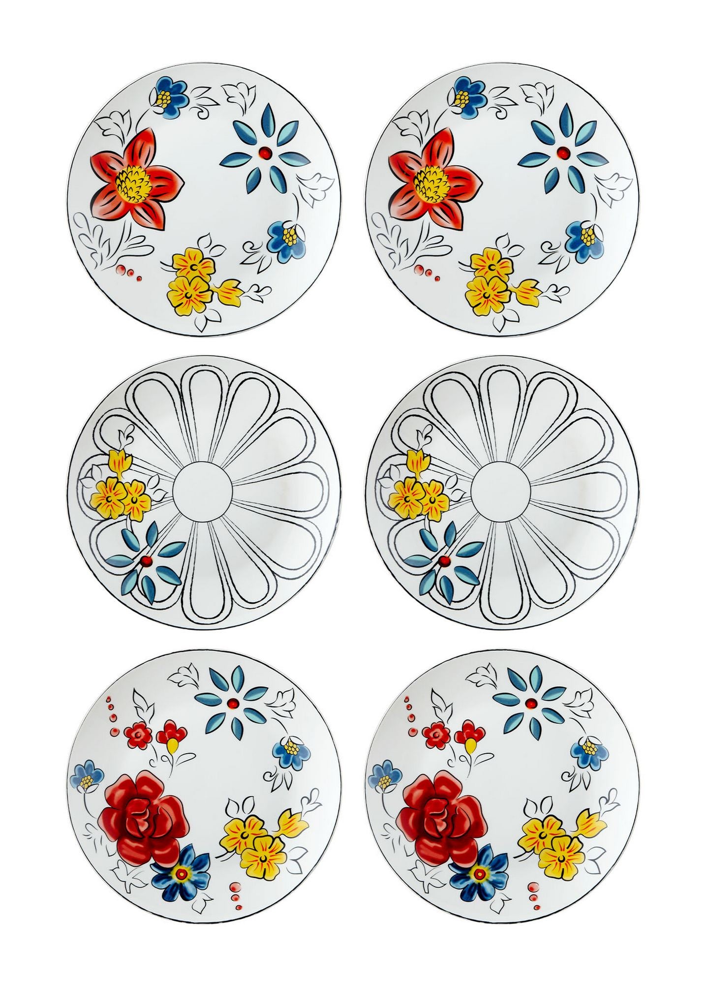 Set tanjura za desert (6 komada) DAVID