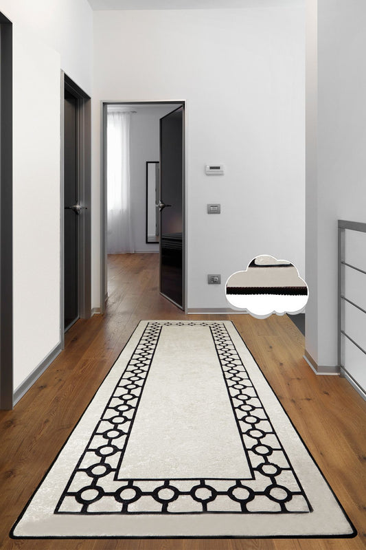 Tepih FRAME, dimenzije: 80*300 cm, Bague Ecru 80X300