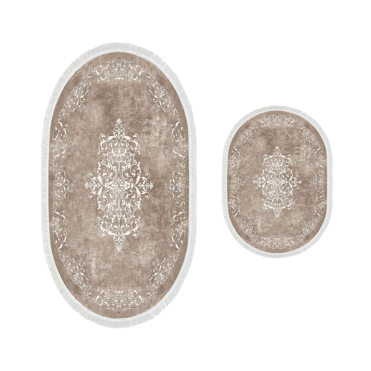 Kupaonski tepisi u setu (2 komada), 410616 - O - Beige