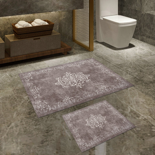 Kupaonski tepisi u setu (2 komada), 510616 - Beige
