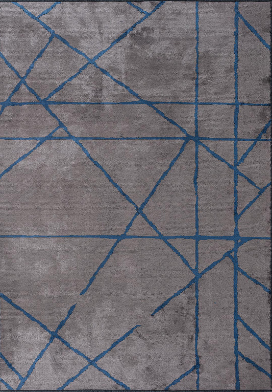 Tepih GRID DARK GREY, 200 x 250 cm