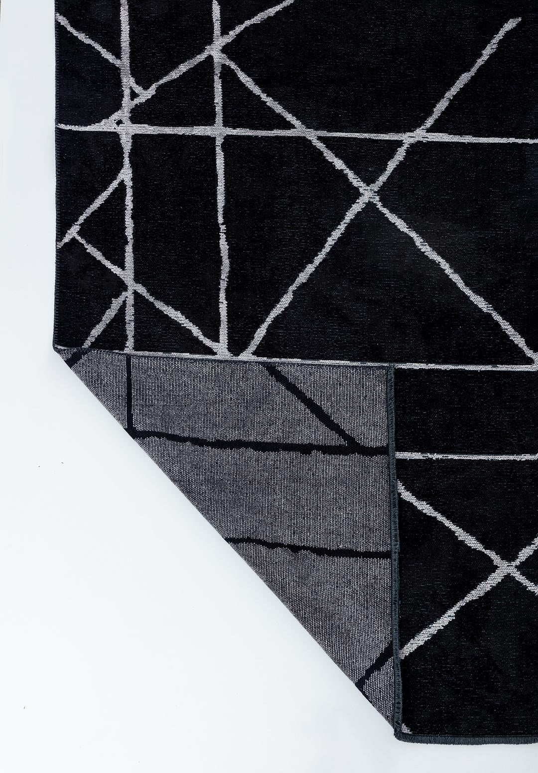 Tepih GRID BLACK, 200 x 300 cm