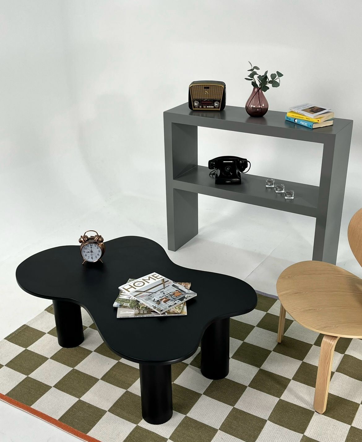 Klub stol 544, crni