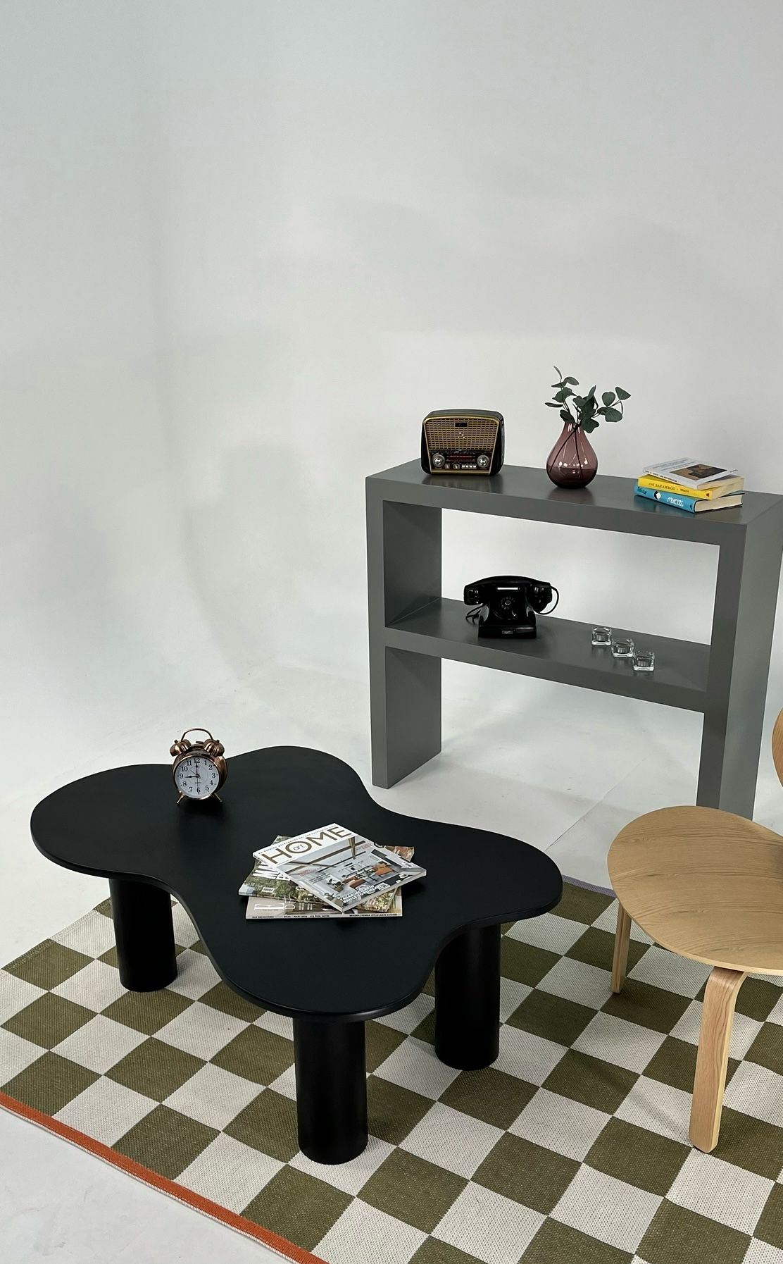 Klub stol 544, crni