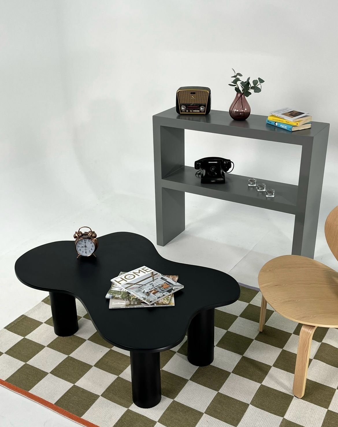 Klub stol 544, crni
