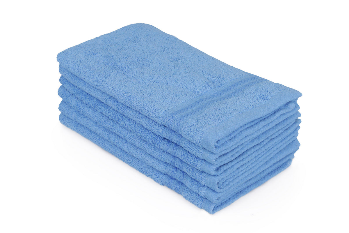 Set ručnika ALANA, 30 × 50 cm, 6 komada, dugine boje – plavi