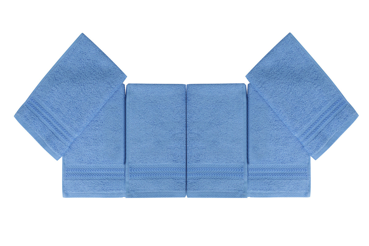 Set ručnika ALANA, 30 × 50 cm, 6 komada, dugine boje – plavi