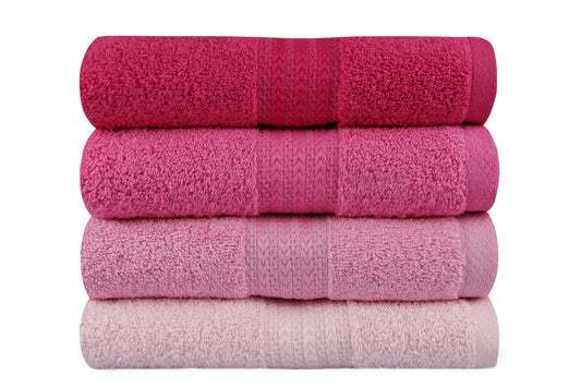 Set ručnika PINKY, 50*90 cm, 4 komada, Rainbow - Pink