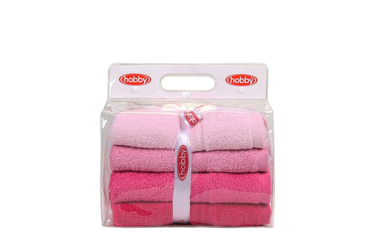 Set ručnika PINKY, 50*90 cm, 4 komada, Rainbow - Pink