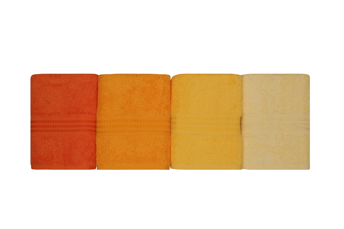 Set ručnika BELLA, 50*90 cm, 4 komada, Rainbow - Yellow