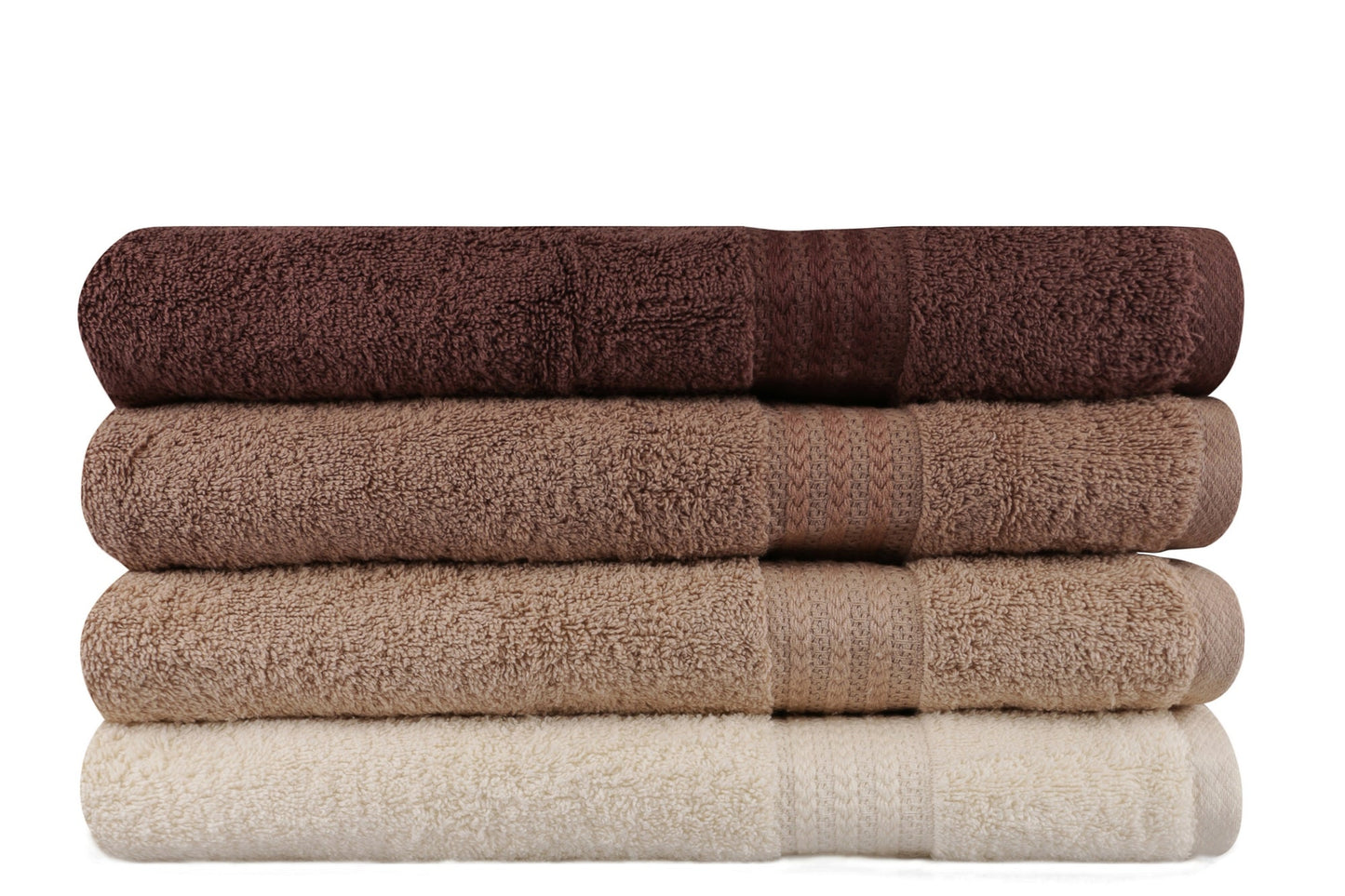 Ručnik  Rainbow smeđi set 4 komada u poklon kutiji , Rainbow - Brown