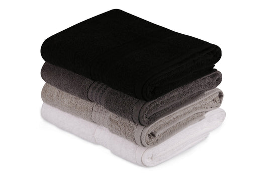 Ručnik  Rainbow crni set 4 komada u poklon kutiji , Rainbow - Black
