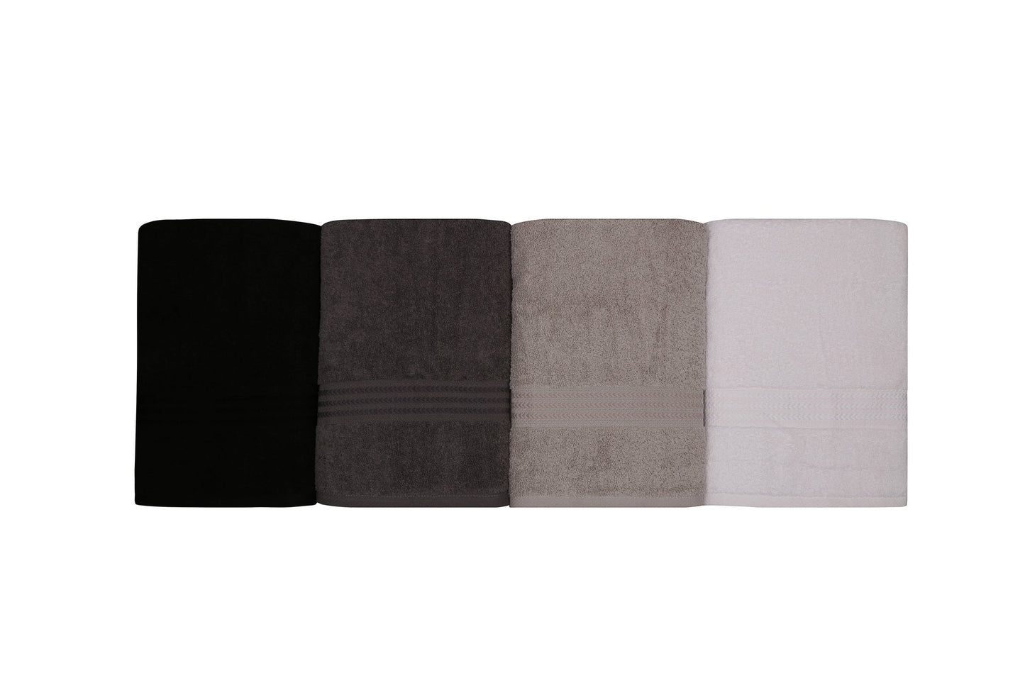 Ručnik  Rainbow crni set 4 komada u poklon kutiji , Rainbow - Black