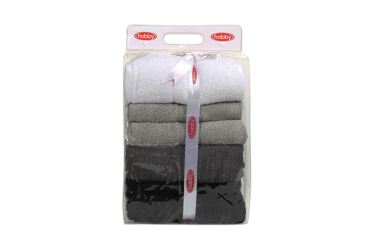 Ručnik  Rainbow crni set 4 komada u poklon kutiji , Rainbow - Black