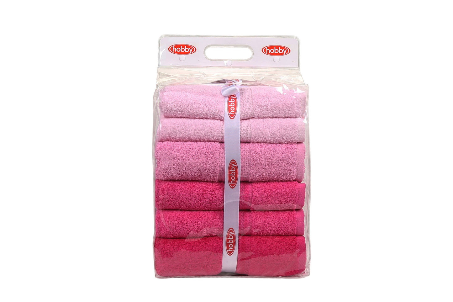 Set ručnika KATE, 70*140 cm, 4 komada, Rainbow - Pink