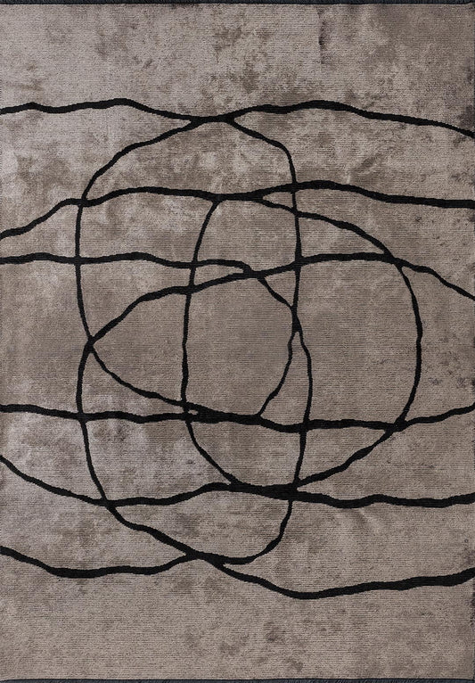Tepih ROPE BLACK, 200 x 250 cm
