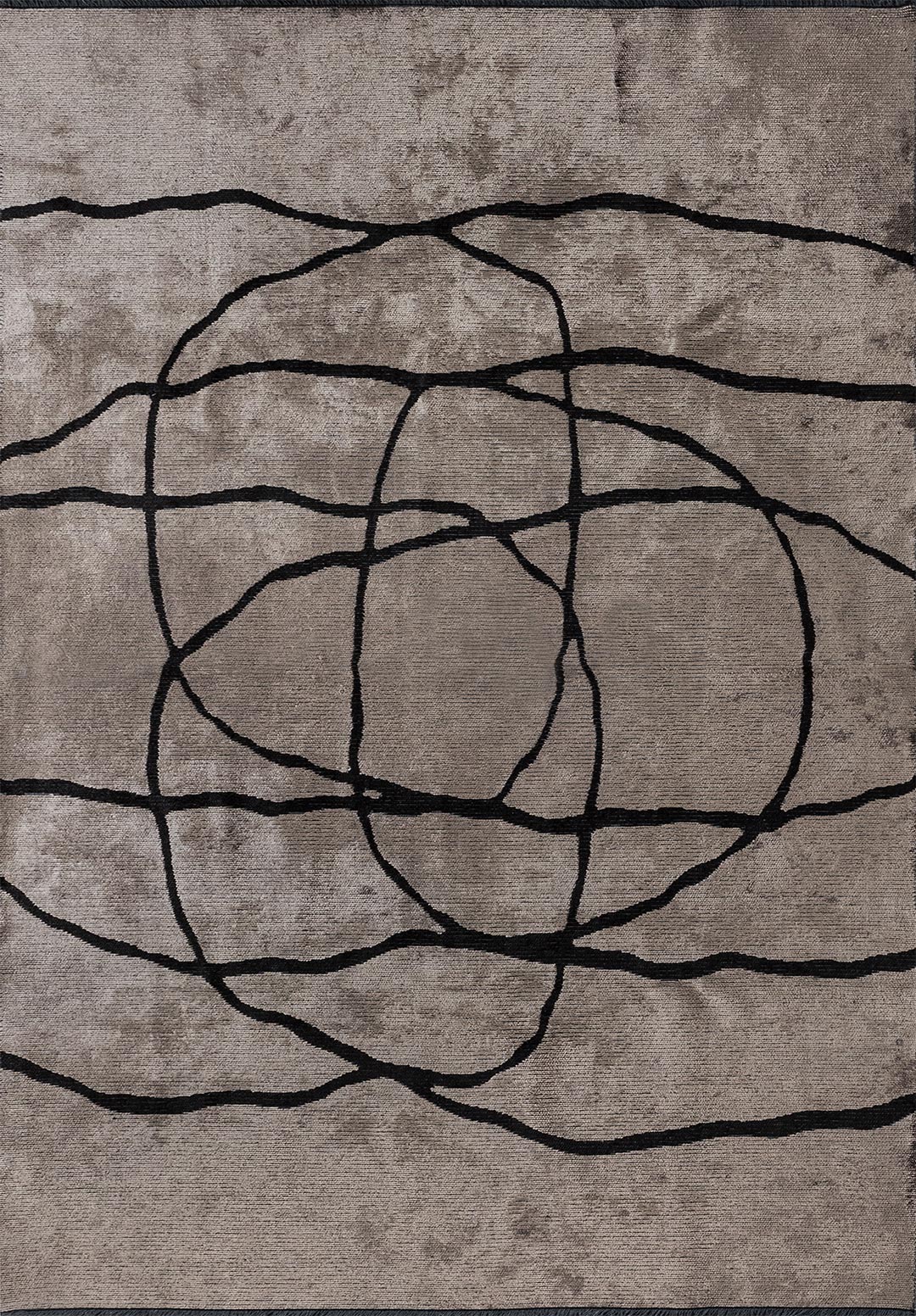 Tepih ROPE BLACK, 240 x 340 cm
