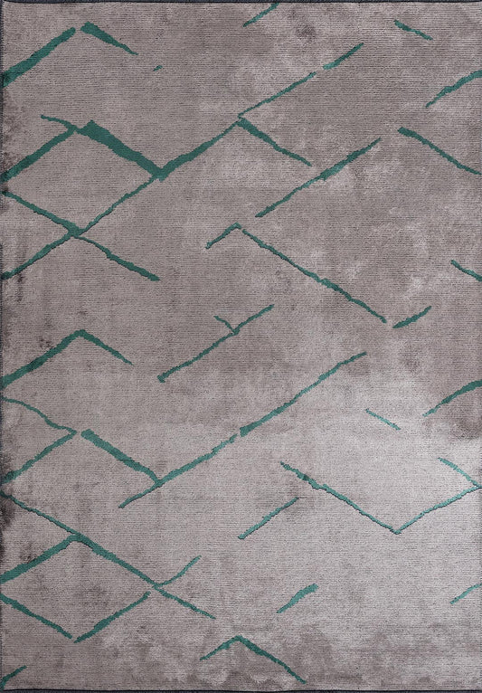 Tepih WAVE DARK GREEN, 240 x 340 cm