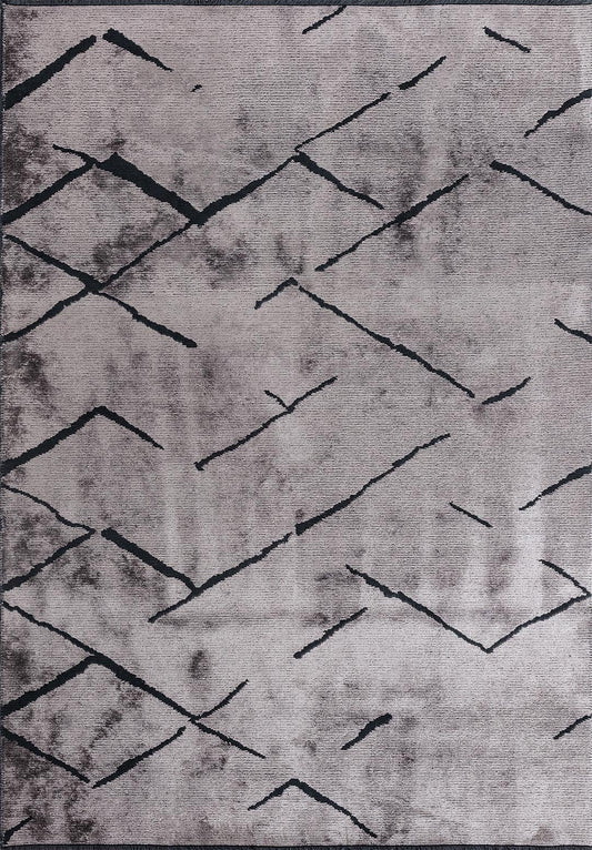 Tepih WAVE MATTE BLACK, 200 x 250 cm