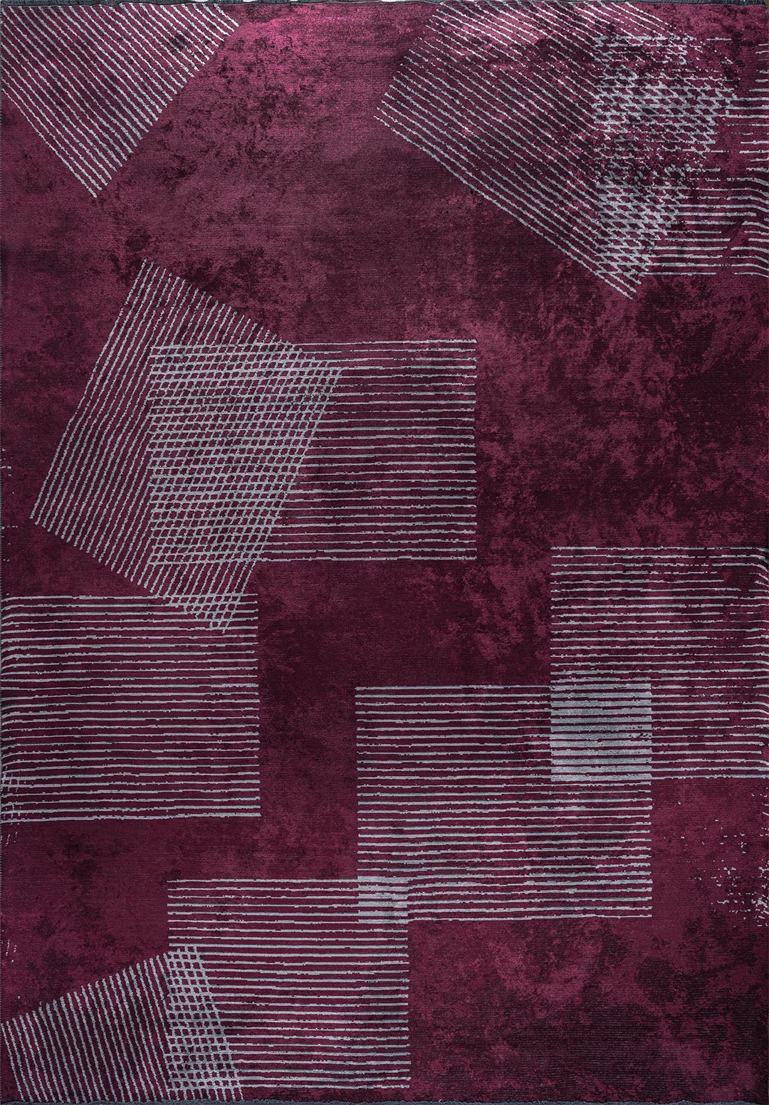 Tepih MATRIX DARK DAMSON, 240 x 300 cm