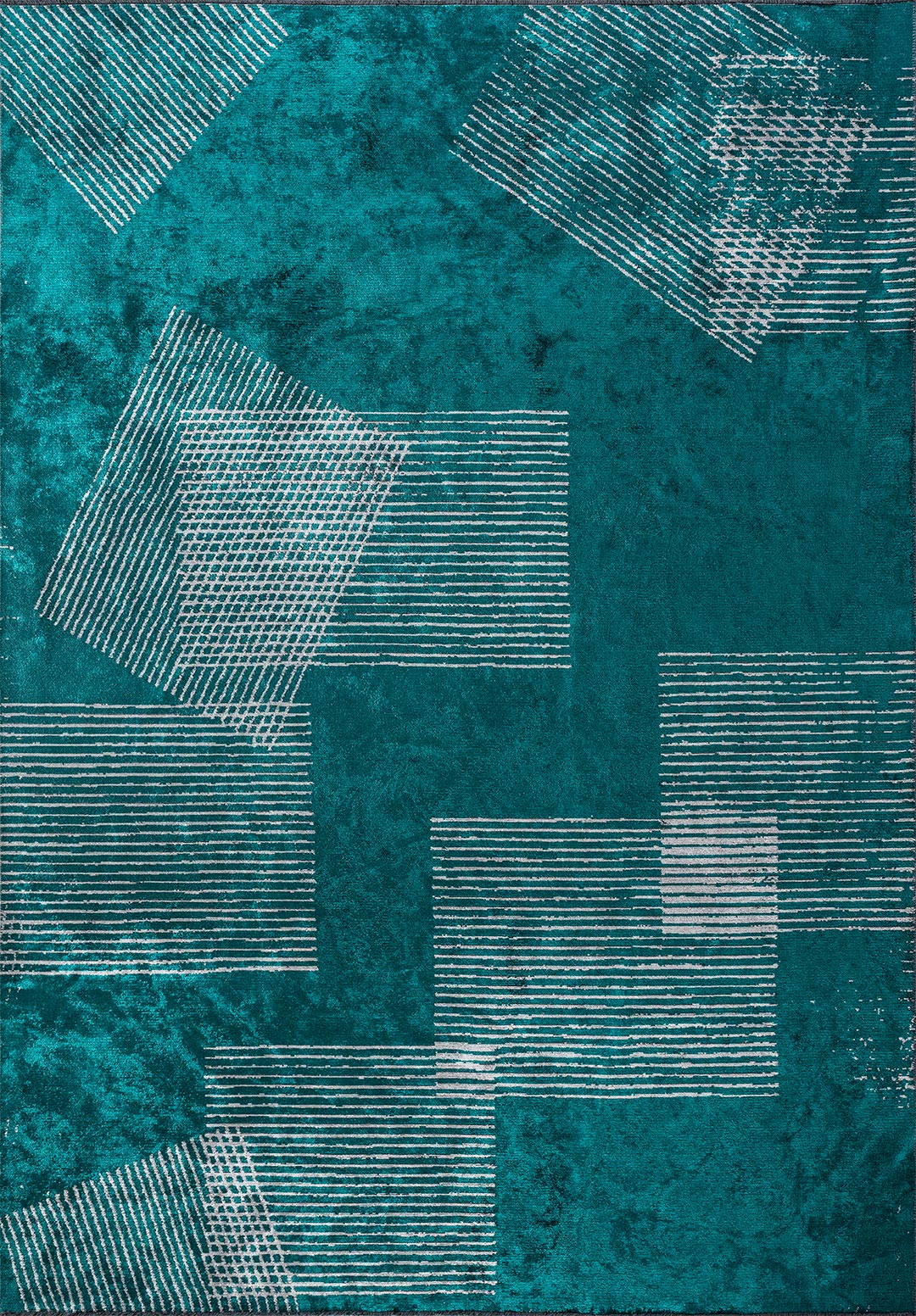 Tepih MATRIX DARK TURQUOISE, 240 x 300 cm