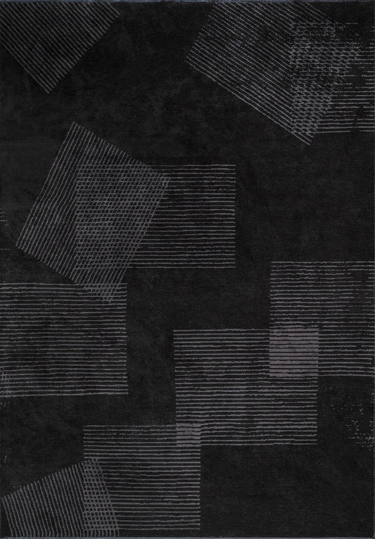Tepih MATRIX BLACK, 200 x 250 cm