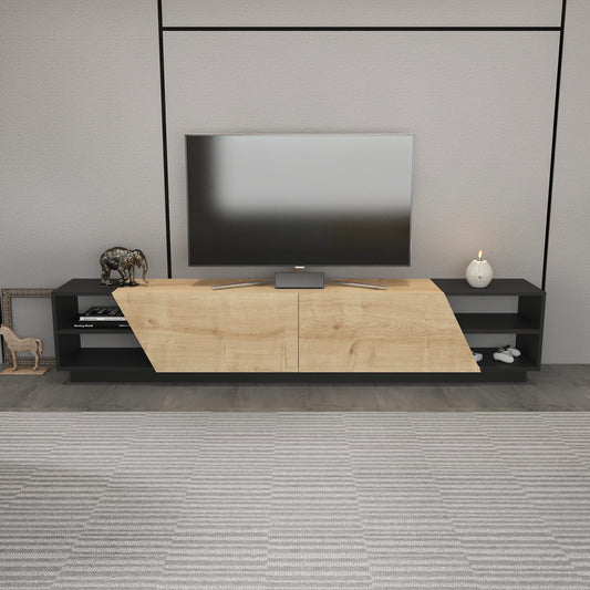 Stalak za televizor, Rhodes - Anthracite, Oak