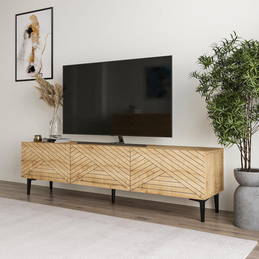 TV komoda niska Felix - hrast safir