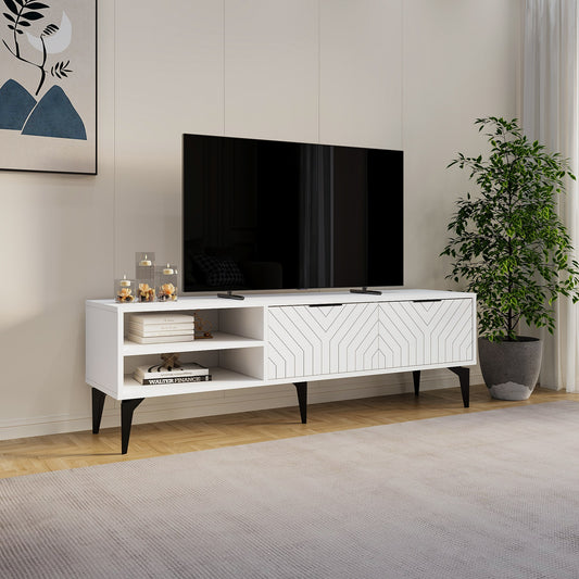TV komoda niska Regina - bijeli