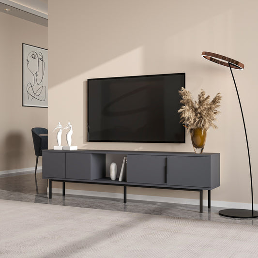 TV komoda niska Ramsey - antracit