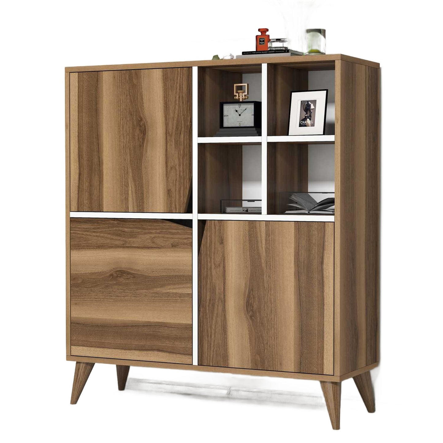 Komoda s više namjena, Pulse - Walnut, White