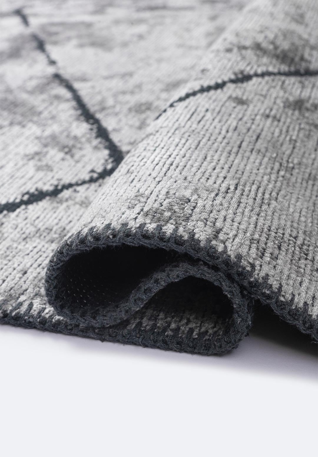 Tepih SPIDER MATTE BLACK, 200 x 250 cm