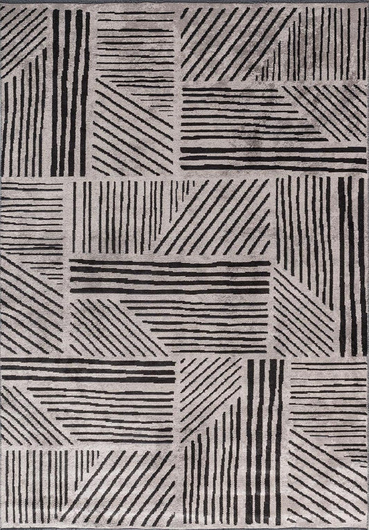 Tepih FIELD BLACK, 200 x 250 cm