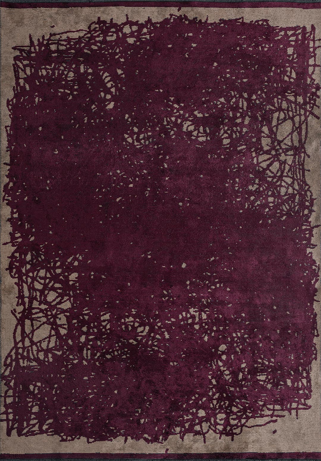 Tepih TANGLE DARK DAMSON, 240 x 340 cm
