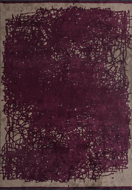 Tepih TANGLE DARK DAMSON, 240 x 340 cm