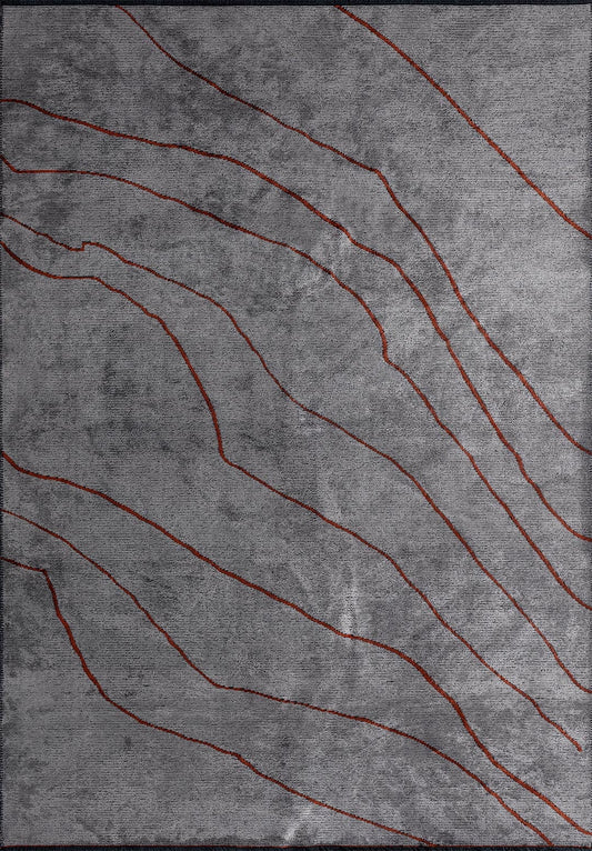 Tepih CURVE LIGHT GREY, 240 x 300 cm
