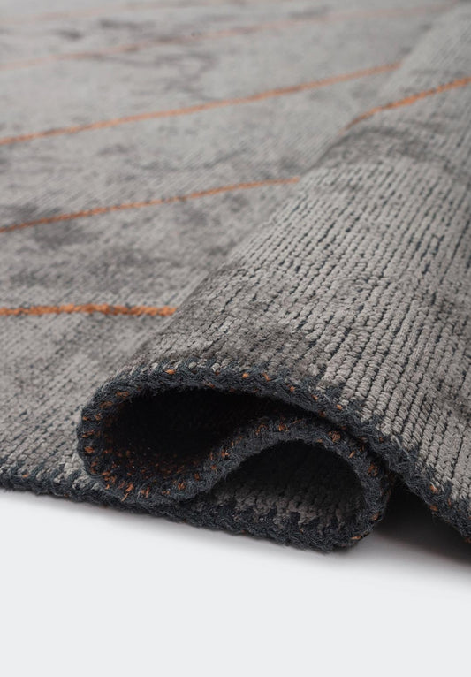 Tepih CURVE GREY, 200 x 250 cm
